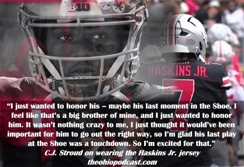 TheOHIOPod's tweet photo. What C.J. Stroud did to honor Dwayne Haskins Jr. on Saturday at the Spring Game might become a top 10 moment for me as a Buckeye fan. It was special on so many levels.
#RIPDwayne https://t.co/ahQ6eNMouo