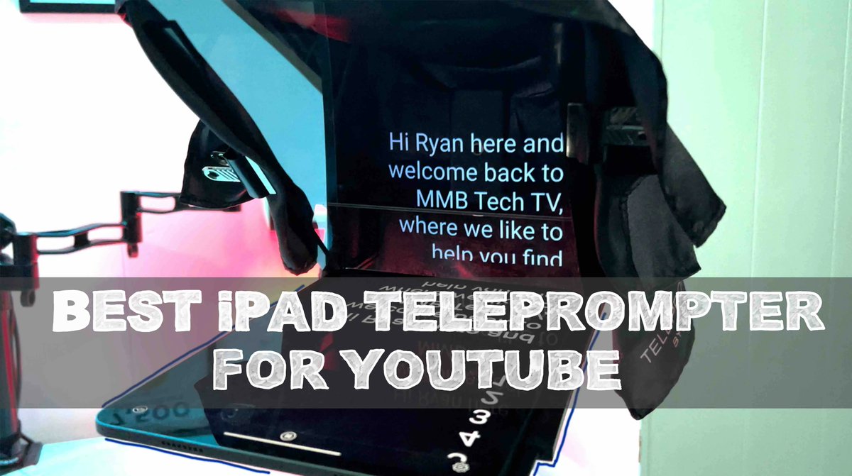 MMBTechTV's tweet photo. 🚨NEW VIDEO ALERT 🚨

Our latest review of the Leeventi Teleprompter is LIVE now! 

Best iPad Teleprompter for YouTube Videos | Leeventi Teleprompter
https://t.co/PrSaTkunaZ https://t.co/mASDvBwScz