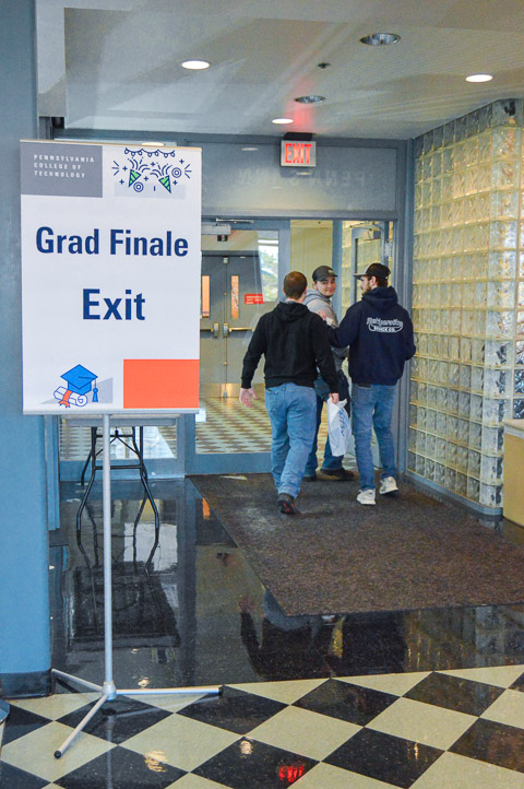 PennCollege's tweet photo. It may feel like winter today, but spring commencement is right around the corner. Soon-to-be grads picked up their graduation essentials at last week’s Grad Finale. #pctgrad https://t.co/et2Fvhv6gU