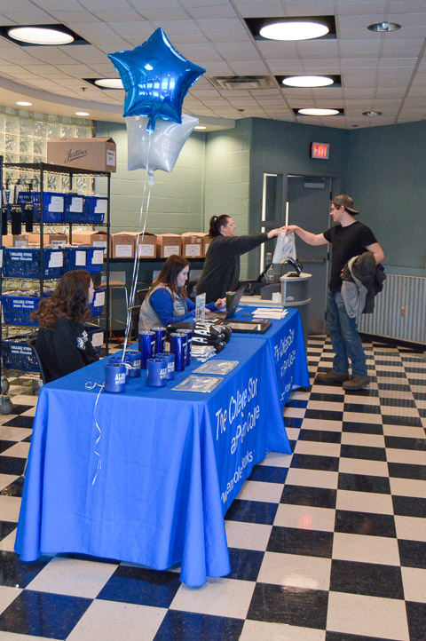 PennCollege's tweet photo. It may feel like winter today, but spring commencement is right around the corner. Soon-to-be grads picked up their graduation essentials at last week’s Grad Finale. #pctgrad https://t.co/et2Fvhv6gU