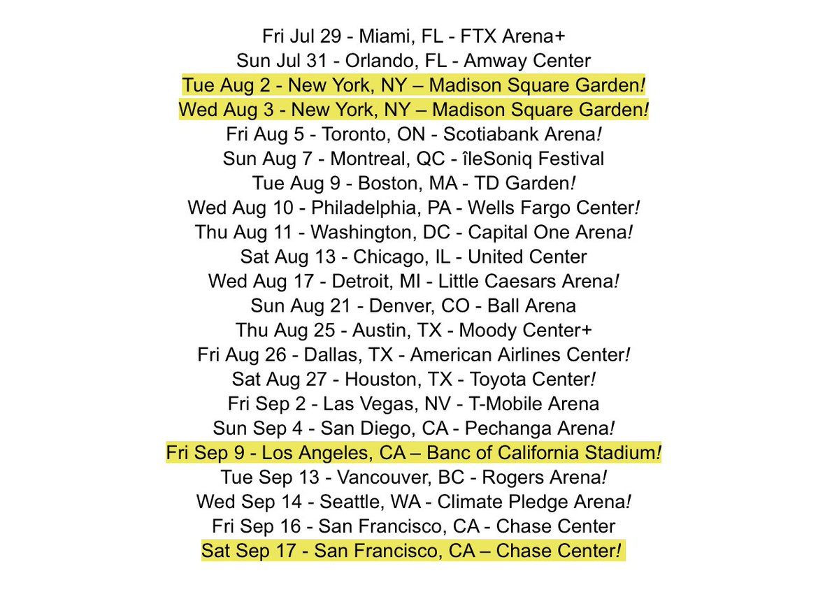dancingastro's tweet photo. NEW SHM DATES + SUPPORT ⚫️⚫️⚫️

MSG, LA and San Francisco stops added

Alesso, ZHU, Vintage Culture, Grimes and Kaytranada are the different openers depending on the show

(via @swedishousemfia) https://t.co/XRbDEnpBXC