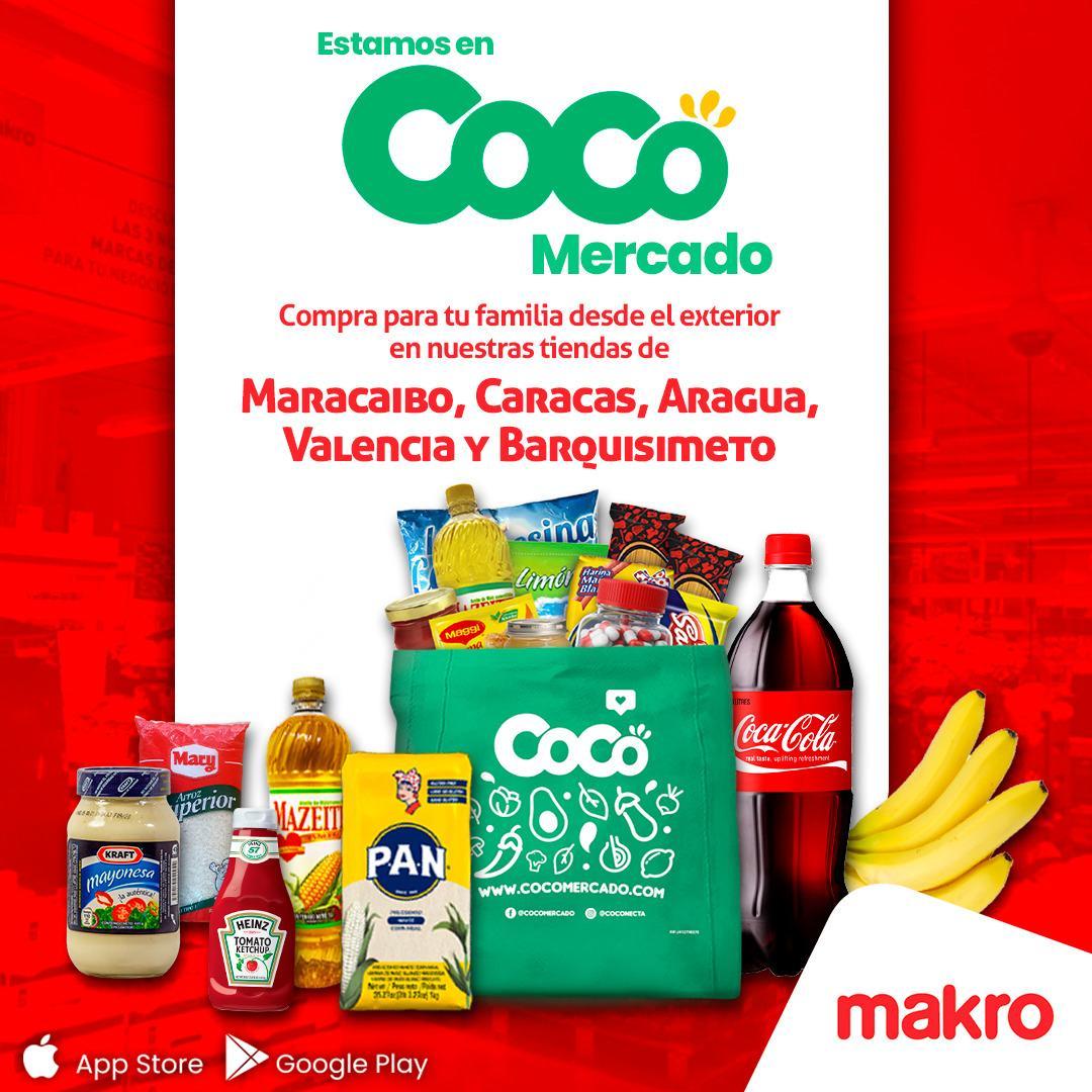 No importa dónde estés, siempre estamos cerca de ti ❤️🛒 ¿Sabías que a través de <a href="/coconecta_ve/">Coco Mercado</a> podrás hacer tus compras de productos #Makro desde el extranjero ? 🤩 

Déjanos tus dudas respondiendo este tweet 👇🏻

#Venezuela #MakroContigo #MakroSuMejorAliado #18Abril #Makro