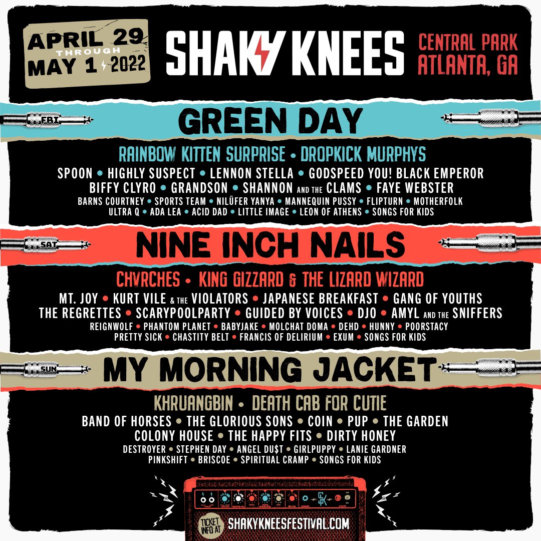 Shaky Knees lineup 2022