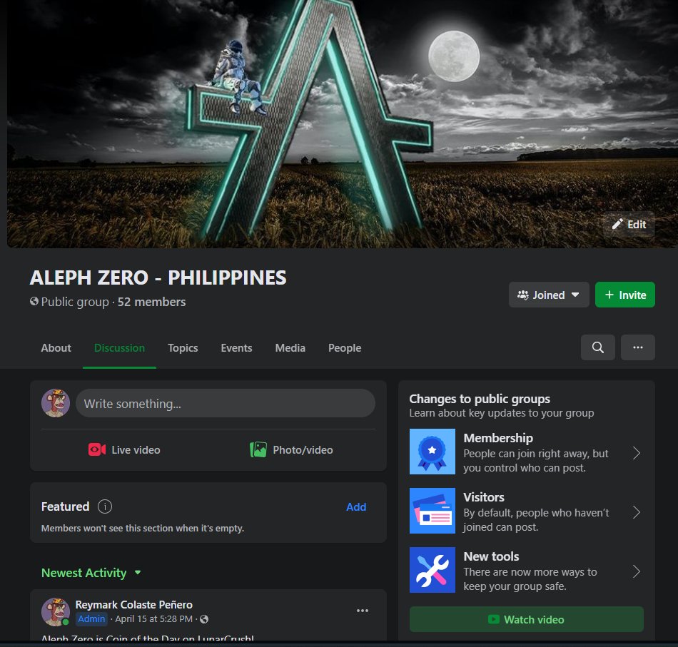 mark_penero's tweet photo. To my beloved Filipinos 🇵🇭on $azero community pls do visit the group we've just created on FB and share your knowledge and ideas about $azero so that more Filipino can notice the beautiful Tech that @Aleph__Zero can showcase to the lives of all Filipinos.

https://t.co/7Q4IJV8raL https://t.co/FkFeSvmQXq