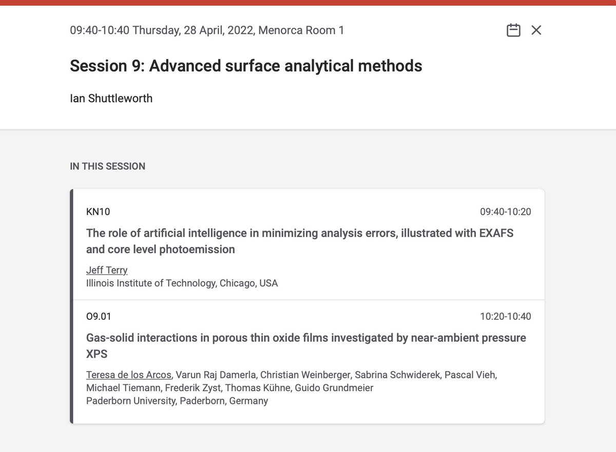 AVS_Prairie's tweet photo. Prairie Chapter Member Jeff Terry from the Physics Department at @IITSci_Letters will be giving a Keynote Talk on Thurs, April 28 at the #icass22 International Conference on Applied Surface Science. He will discuss The Role of Artificial Intelligence in Minimizing Analysis Errors https://t.co/cyXzFa5D63