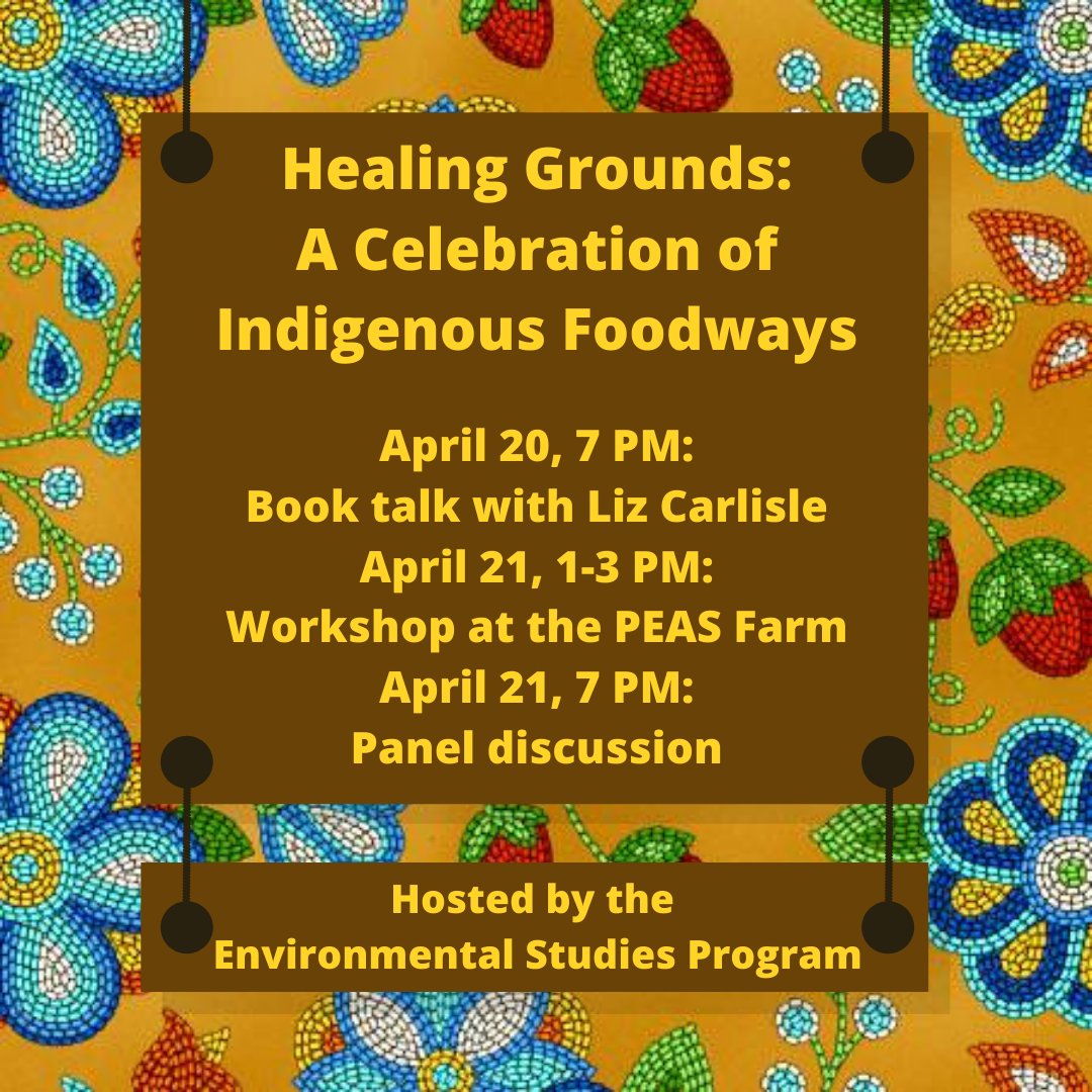 I'm thrilled and honored to be contributing to this celebration of indigenous foodways at University of Montana this week, alongside Latrice Tatsey! Live in person and on Zoom! Register here: grizhub.umt.edu/event/7883514