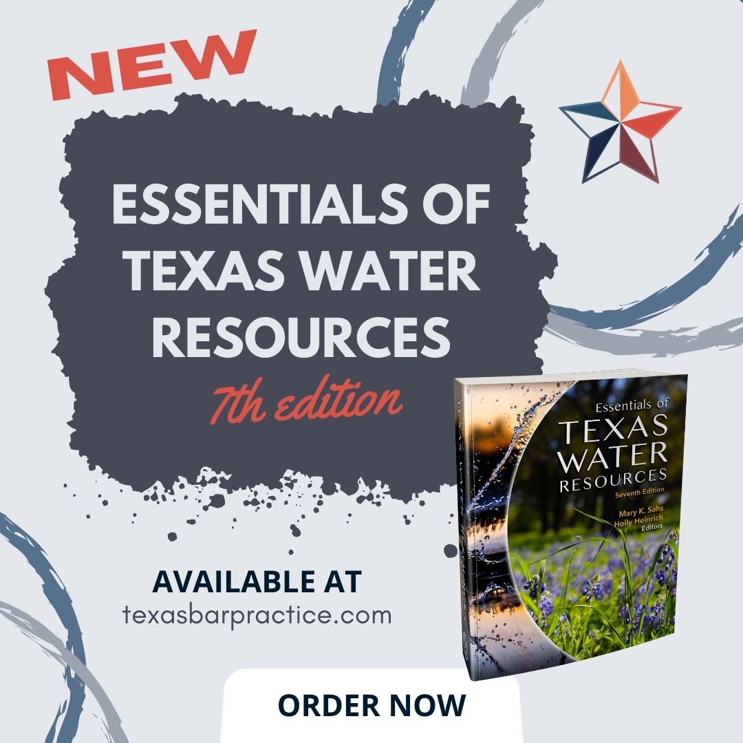 TxBarPractice's tweet photo. This book will prove itself to be essential to your environmental law practice. https://t.co/hqKMOGMI8C #TexasBarPractice #TexasBarBooks #lawbooks #WaterLaw #EnvironmentalLaw #PracticeWell https://t.co/bUNGOR0ysu