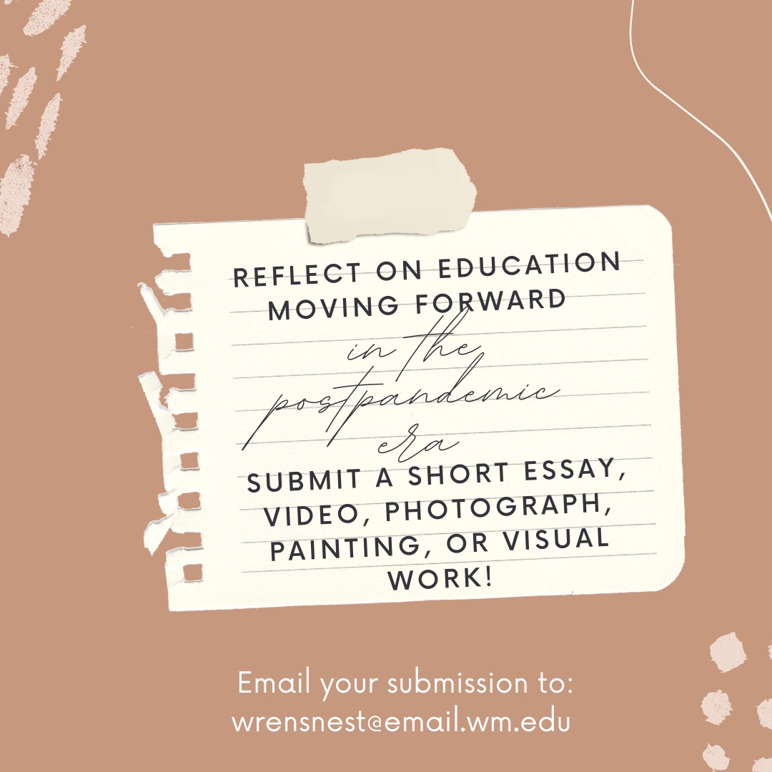 wnest_wm's tweet image. Be featured on the Wren&apos;s Nest! #education #edblogs #educators #edresearch #edreflections @WMSOE @WMEdReview