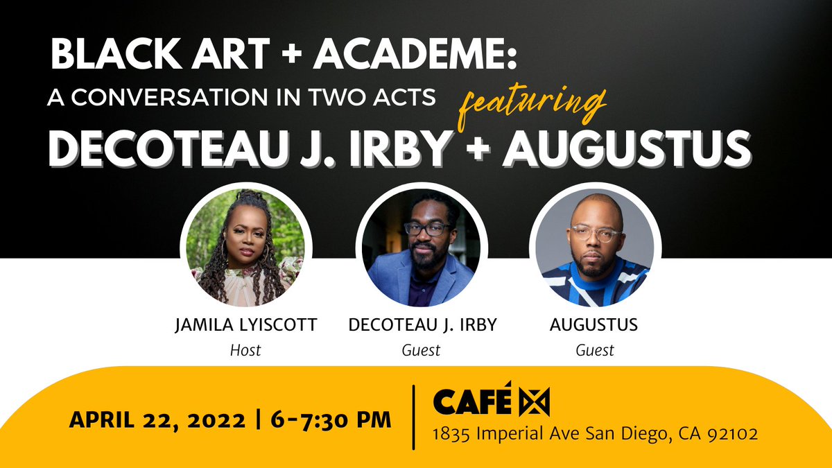 Join us this Friday at Cafe X in San Diego.