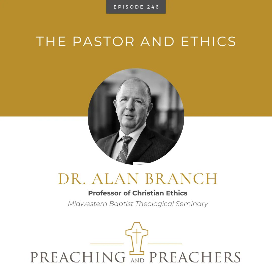 “Preaching and Preachers” Episode 246: The Pastor and Ethics | Dr. <a href="/AlanBranch1010/">Alan Branch</a> joins me this week at: podcast.jasonkallen.com/e/episode-246-…