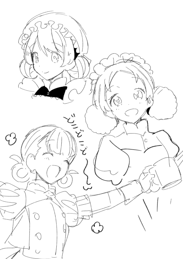 こういうお団子ヘアのいい子が好きなんだなあ 