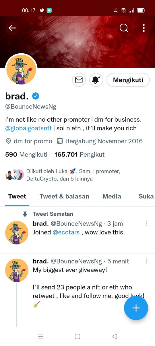 The_crypt0's tweet photo. @BounceNewsNg Done https://t.co/SIspdIzOlJ