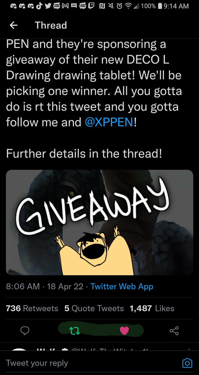 FeathyrCat's tweet photo. @WolfyTheWitch @XPPEN This is so awesome Wolfy! Good luck to everybody https://t.co/IexcM2upxJ