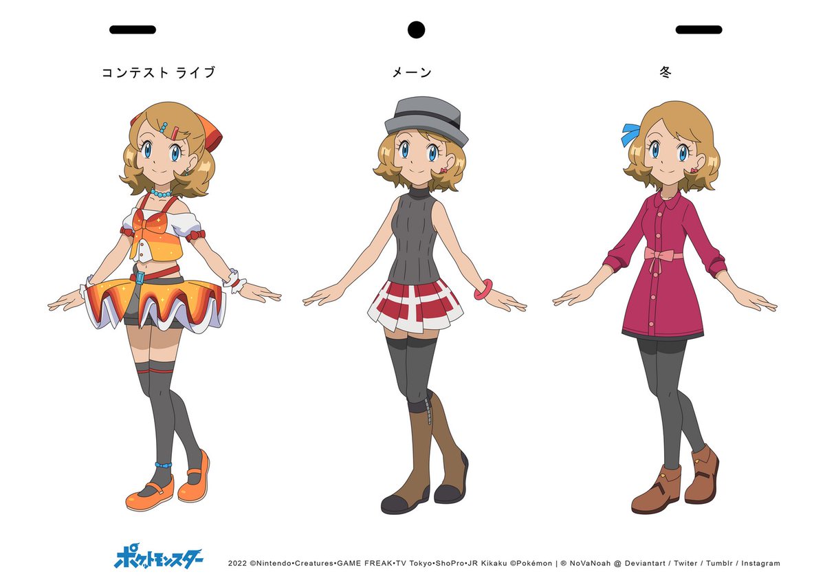 Dreams come true after all! ♥
I did the designs for Serena in Pocket Monsters (2019) 🎀👑

#anipoke #アニポケ
