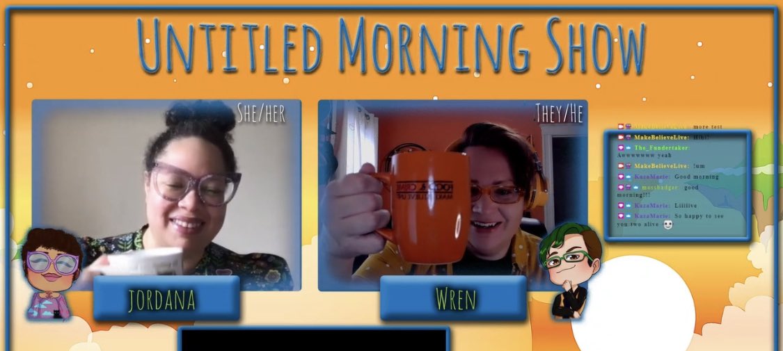 MakeBelieveInfo's tweet photo. Time for the #UntitledMorningRecap from our show yesterday! 
@mossbadger and Wren jumped back into the saddle as they say with another episode! https://t.co/aDJmvRvVhe