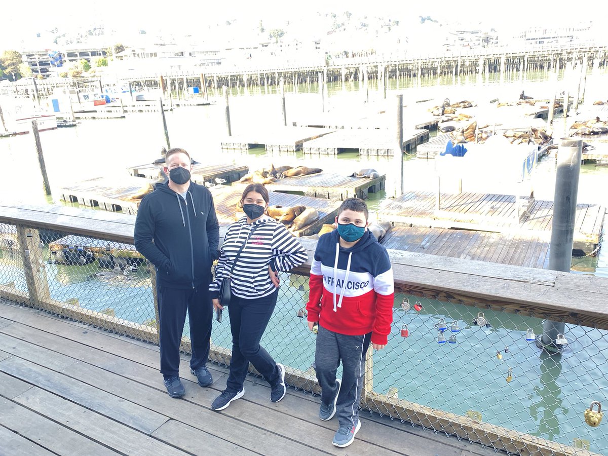 PKBurchick's tweet image. One more visit to Pier 39 to see their second favorite noisy and smelly animal friends. Next stop, Seattle 🏙 @rlburchick