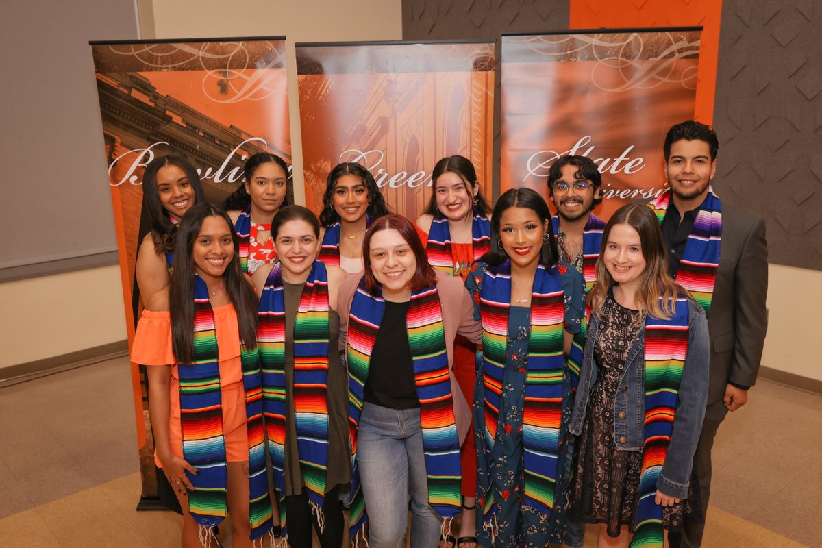 bgsu's tweet photo. It's time to celebrate you, #BGSU2022! 🎉 

To our Latinx graduates, we applaud you! 👏👏👏 https://t.co/wNB5TFNYls