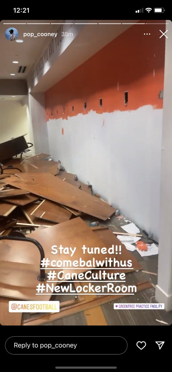 canesman863's tweet photo. NEW LOCKERS LETS GOOOOO https://t.co/ORD2N5Ybgb