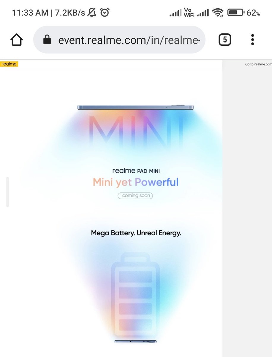 SimplyExtraoz's tweet image. The realme Pad Mini WiFi variant is priced at ₱8,990. As an exclusive early-bird offer on Lazada, from April 20- 22, 2022, it will be discounted at ₱1,500 OFF, bringing the price down to ₱7,490. @Realme_PH 
 #realmePadMini #MiniIsPowerful