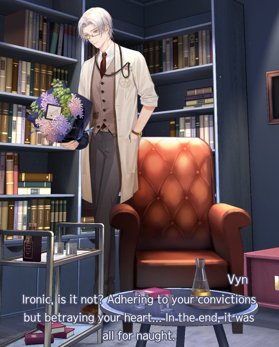 shiisaw's tweet photo. It's been 9 months since Tears of Themis' global release and I haven't seen anyone talk about the flashback Rosa had at the very beginning of the game. 

Does Rosa betray NXX? Did Artem find out Professor Hume died? What exactly is Luke hiding with the key? More importantly — Vyn https://t.co/MHF1rbubRz