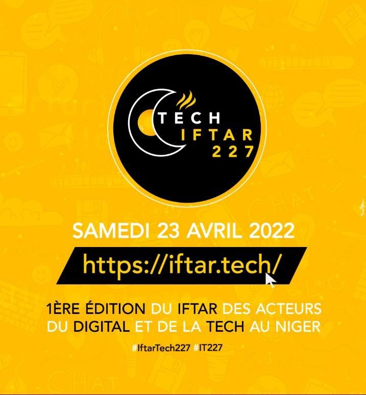 ibhkarim's tweet photo. #DigitalEvent🤖

Rejoignez-nous au 1er #Iftar de l'écosystème digital et tech du Niger 🇳🇪 @iftartech ce weekend en compagnie de plusieurs panelistes sur des thématiques que vous allez adorer.

🗓️ : Samedi 23 Avril 2022
🎟️ : https://t.co/lPvIUhLeM3
📍 : @Les_RoniersDoum
🕜 : 16:30 https://t.co/lQ5UbbzzUK