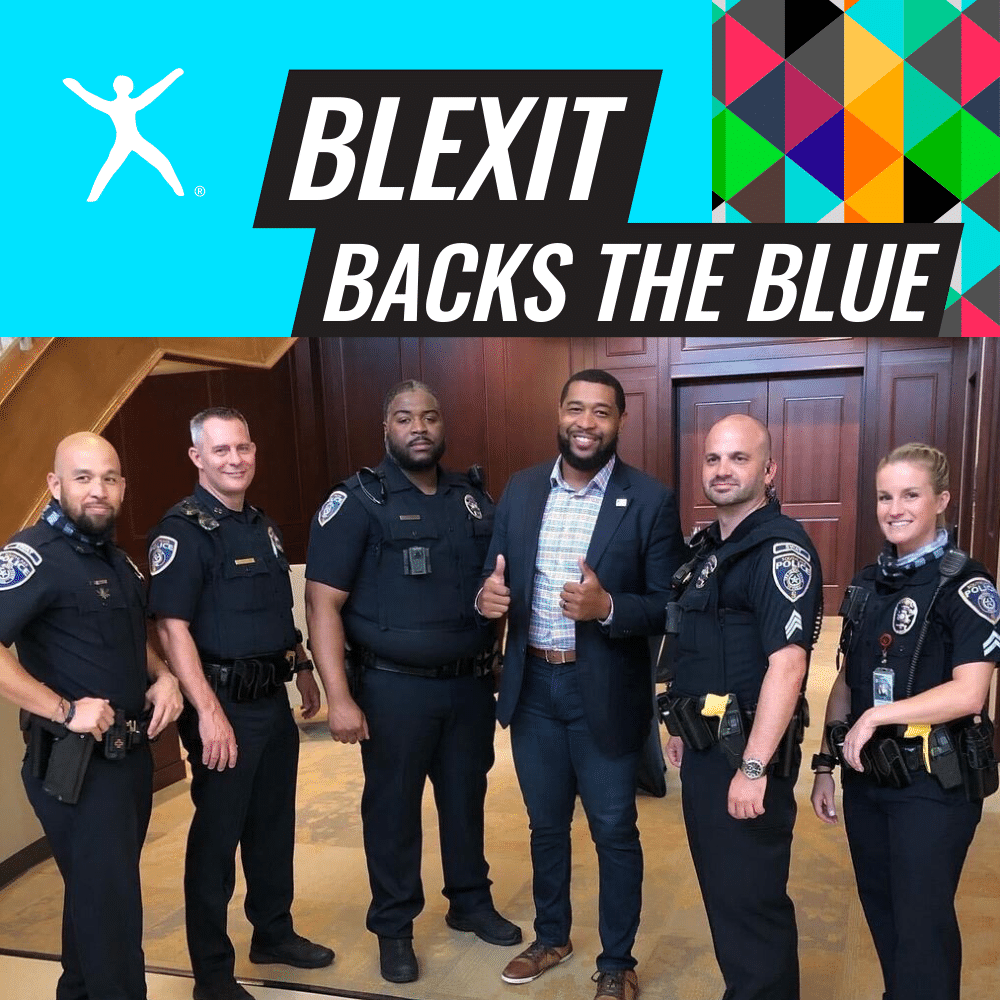 BlexitNC's tweet photo. Blexit backs the blue.🚓👮👮♂️
#blexit #blexitnc #blexitmovement #wethefree #backthebluemonth #blexitbackstheblue #supportpoliceofficers https://t.co/R9pBebSDcX