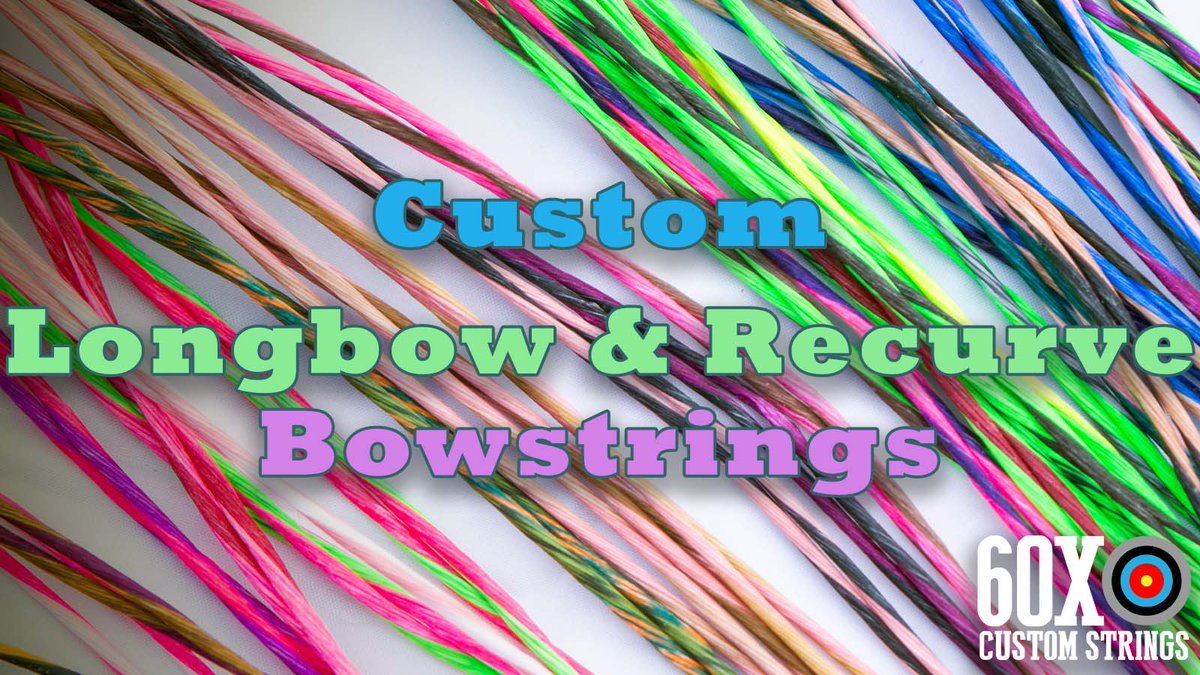 60XCustomString's tweet photo. We can help you find the perfect string replacement for your bow to ensure better performance and capabilities.🎯
https://t.co/dmgMr5yiI1
#longbow #recurve #bowstrings #60xcustomstrings #60x #60xstrings #custombowstrings #blingmybow https://t.co/mcZg5qXv6H