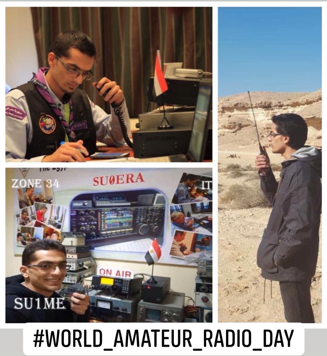 #18th_April 
#اليوم_العالمي_لهواة_الراديو
#اليوم_العالمي_لهواة_اللاسلكي
#World_Amateur_Radio_Day
#ssb #cw #CQ #qsl #hamradio #WARD #qrz
SU1ME🇪🇬