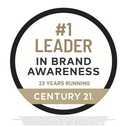 For 23 years, the CENTURY 21 brand has been named the #1 Leader in Brand Awareness. I’m committed to delivering an extraordinary experience to you. Reach out to me to experience what #1 service should be.