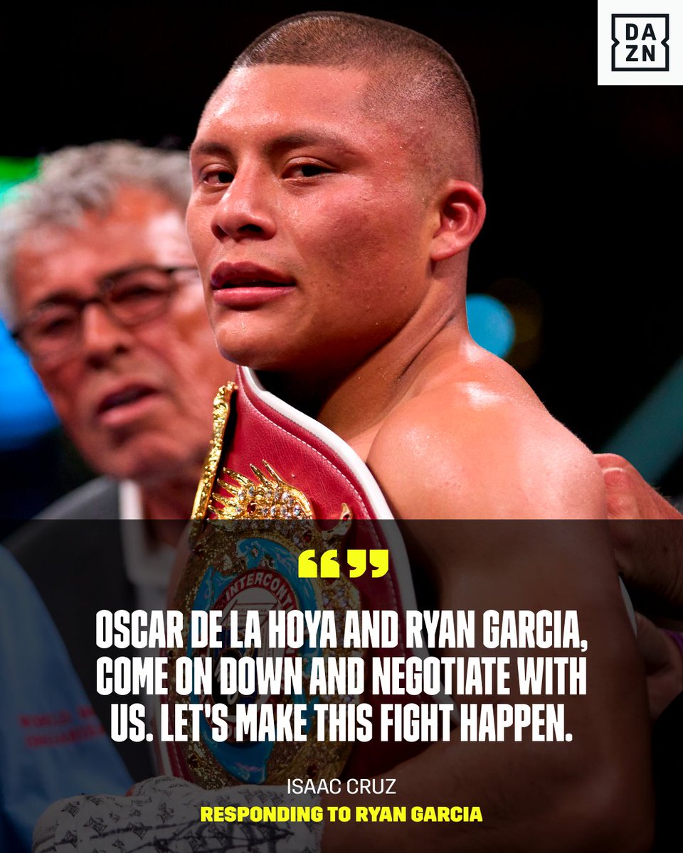 DAZNBoxing's tweet image. Is this the right fight for Ryan Garcia? 🤔