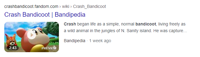 Crash Bandicoot, Bandipedia