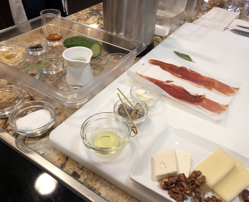 RebeccaBjourno's tweet image. Culinary classes on @OceaniaCruises Marina are so much fun - you will never go hungry or thirsty and there’s so much to learn, from popular local food to expert cooking tips &amp;amp; techniques … 🧄 🍷 🥜 #cruise #culinarycenter