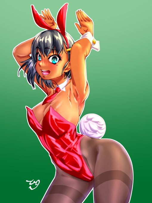 イースターは昨日だったみたいですが
塗り途中だった狩賀さんバニー仕上げたのであげ。
#狩賀智花 