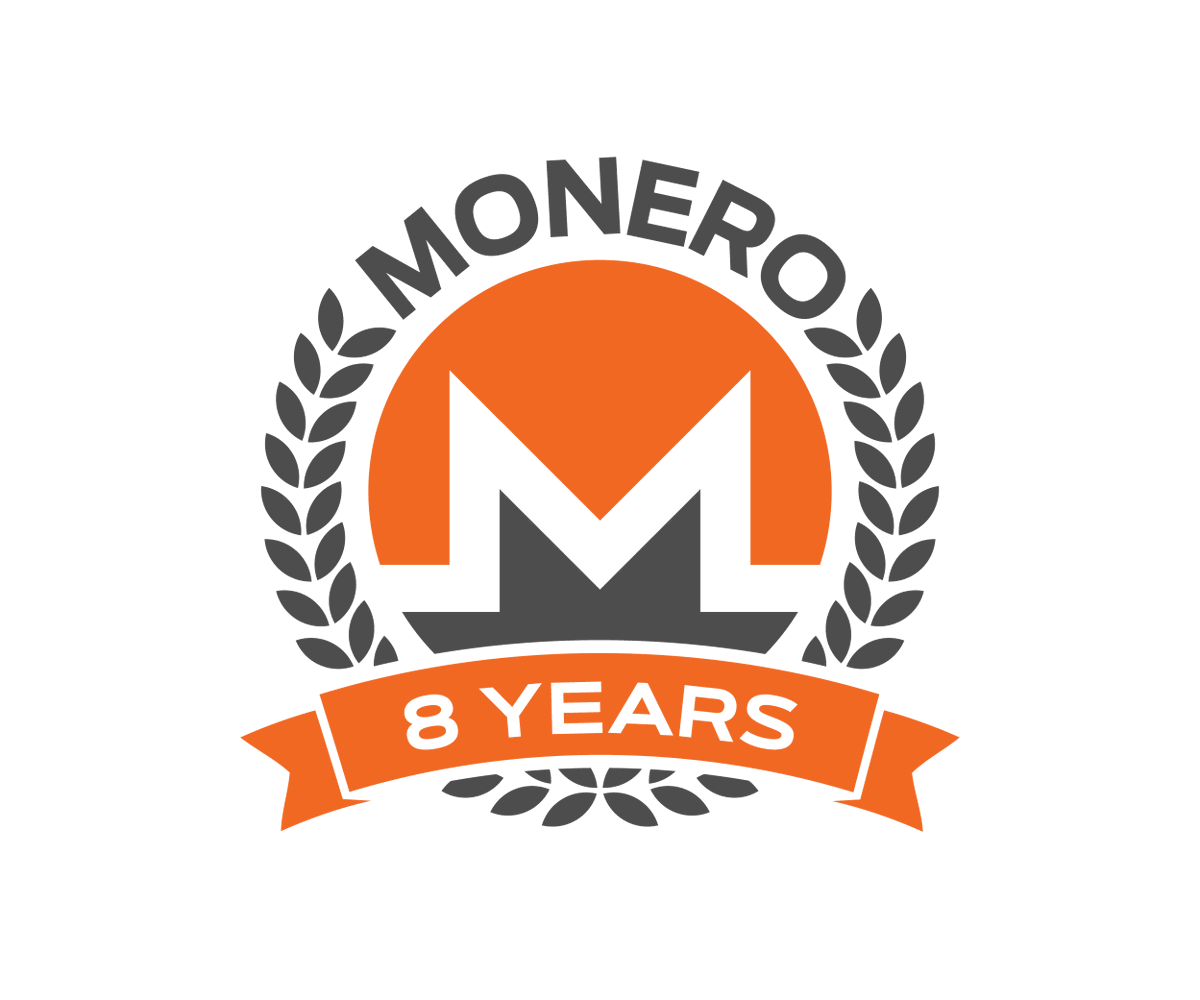 monero's tweet photo. The #Monero community is celebrating the project's 8th birthday today - eight years of fulfilling the cypherpunk vision of decentralized, censorship-resistant, privacy-preserving digital cash.

Happy #Moneroversary to all! 🎉🎉🎉 https://t.co/N71tXqvnZD