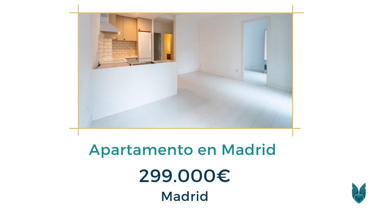 🏘️ Vivienda de 64 m2, con 2 habitaciones y 1 baño. Se sitúa en el barrio de prosperidad, muy bien comunicado. Cuenta además con balcón. 

Para  conocer más  oportunidades de inversión, visita nuestra web:
📲 bit.ly/newowlertw