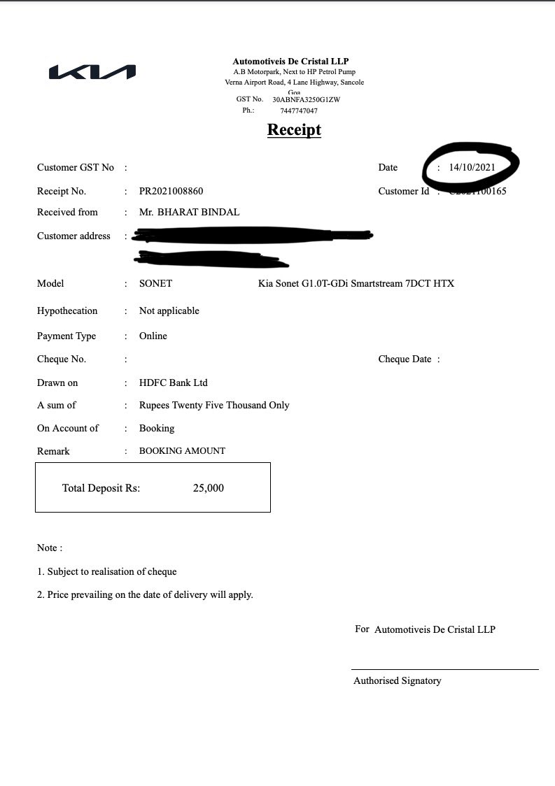 StarLab_Music's tweet photo. @KiaInd its been over 6 months I have been waiting for the delivery of my Sonet HTX. Well passed the promised delivery time and any reasonable timeframe. The sales people in Goa are clueless and I have not got a reply to my mail either. Care to explain whats going on?? https://t.co/cKK6WXhxPO