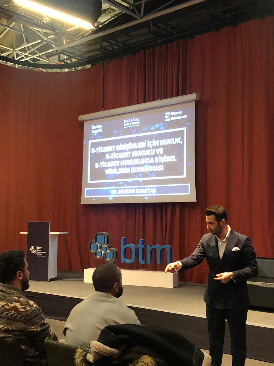 #throwback
Startuplegalist olarak 2 Mart 2022 Çarşamba günü Bilgiyi Ticaretleştirme Merkezi'nin düzenlemiş olduğu "E-Ticaret Girişimcileri için Hukuk" adlı organizasyonunda yerimizi almıştık.

Bir sonraki etkinliklerde görüşmek üzere.

#startuplegalist