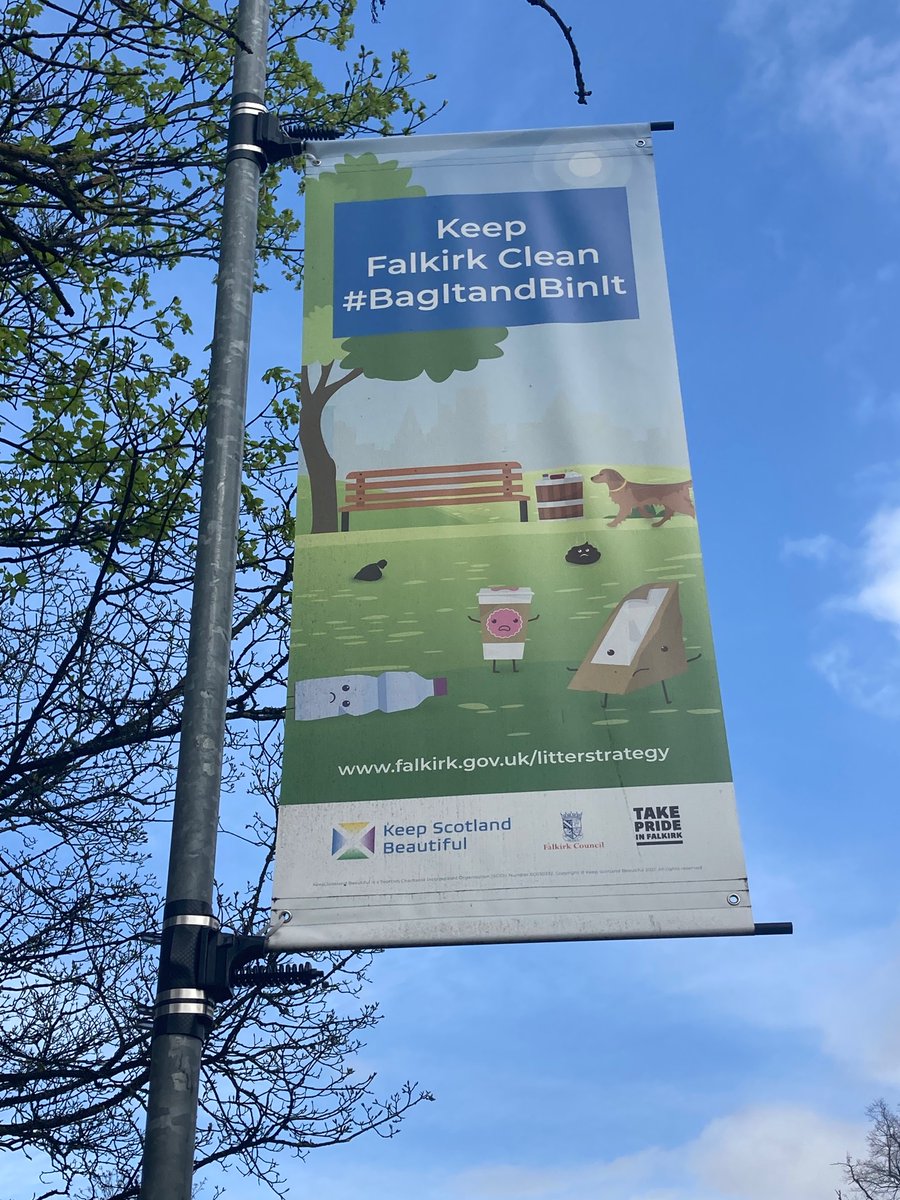 FalkirkFilthy's tweet image. Falkirk Council is getting the message out there.   If only the people of Falkirk would take heed.