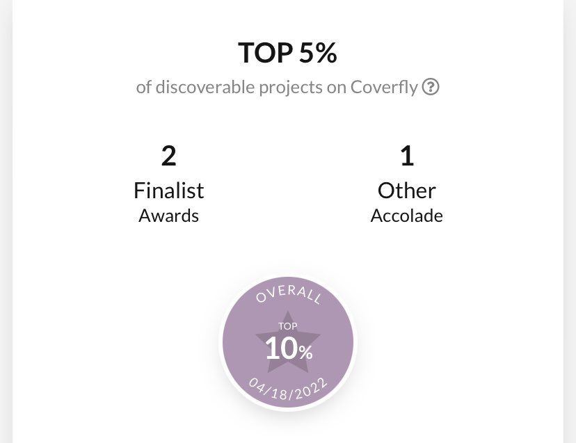 joshuatharrel's tweet photo. Thrilled to have my latest feature, “Survivor,” ranked in the top 5% on Coverfly!  Thanks @Coverfly for such a wonderful platform for screenwriters! #screenwriting #writingcommmunity https://t.co/PBnwGF2aca