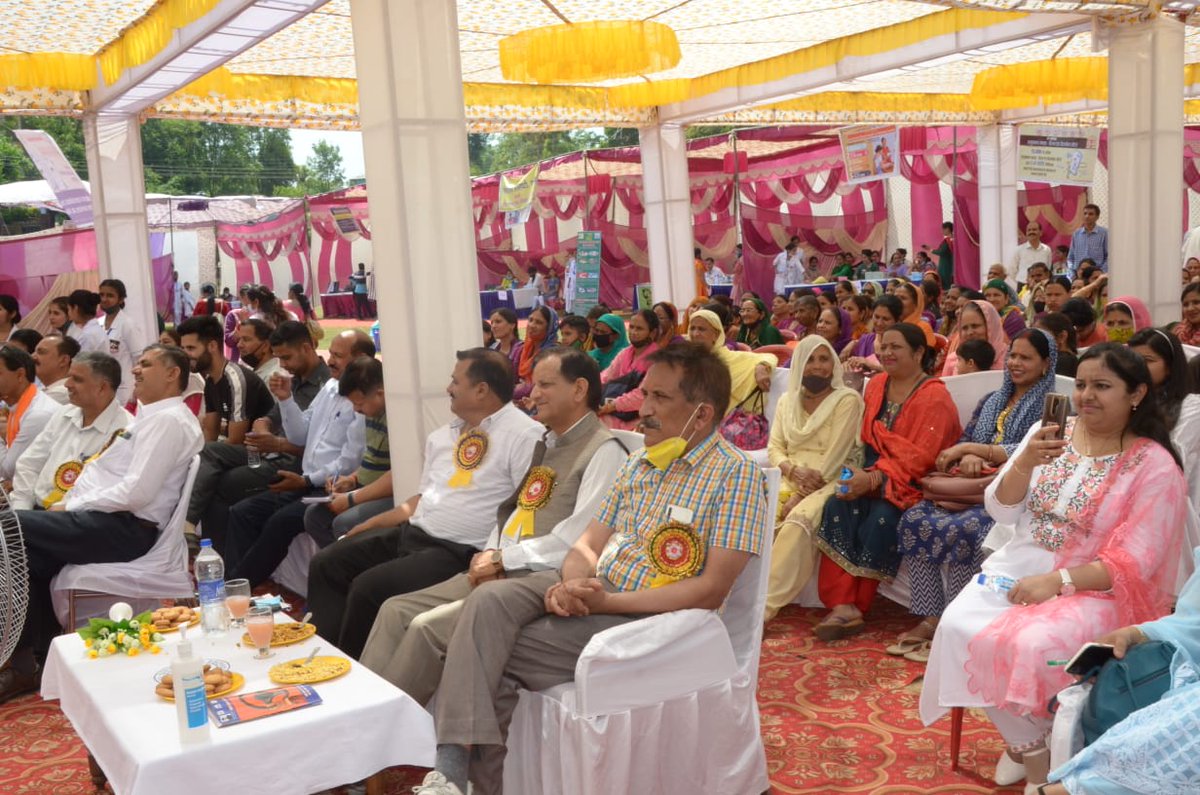 nhmhimachalp's tweet photo. As part of the #AzadiKaAmritMahotsav, #BlockHealthMelas organized at the block - Tiara, District - Kangra, Himachal Pradesh.

#HealthForAll https://t.co/thzSnqzl60