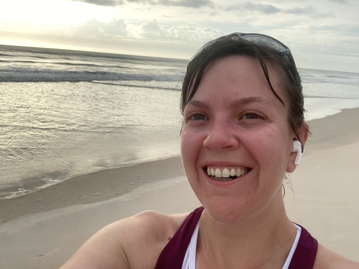 RebaALewis's tweet photo. Nothing like an early beach run parallel to A1A on a Monday morning! Happy Spring Break CCPS Educators! ๐ Take the time to refresh, reflect, and rejuvenate. #keysbound #alittlerainneverhurt https://t.co/fScuDQ9DPM