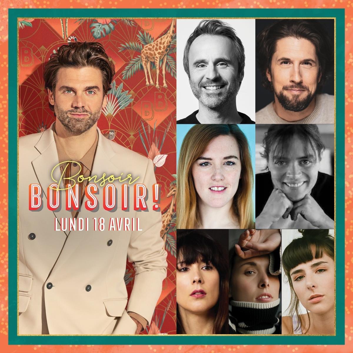 Bonsoir Bonsoir ! (@bonsoirbonsoir_) on Twitter photo 🎉 C’est le retour de #BonsoirBonsoir
Au menu: Louis-José Houde, une lettre de David Goudreault, la cheffe Colombe St-Pierre, Florence Longpré et une prestation musicale de Maude Audet, Ariane Roy et Rosie Valland 🎶
—21h📺<a href="/icirctele/">ICI RC Télé</a>— 🎉 C’est le retour de #BonsoirBonsoir
Au menu: Louis-José Houde, une lettre de David Goudreault, la cheffe Colombe St-Pierre, Florence Longpré et une prestation musicale de Maude Audet, Ariane Roy et Rosie Valland 🎶
—21h📺<a href="/icirctele/">ICI RC Télé</a>—