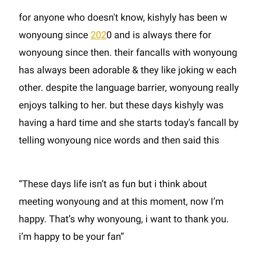 jangcentre's tweet photo. @KISHYly0831 thank you for being there for wonyoung and telling her these nice words! wonyoung really is one of the greatest support in our lives https://t.co/MGLJ17dfX5