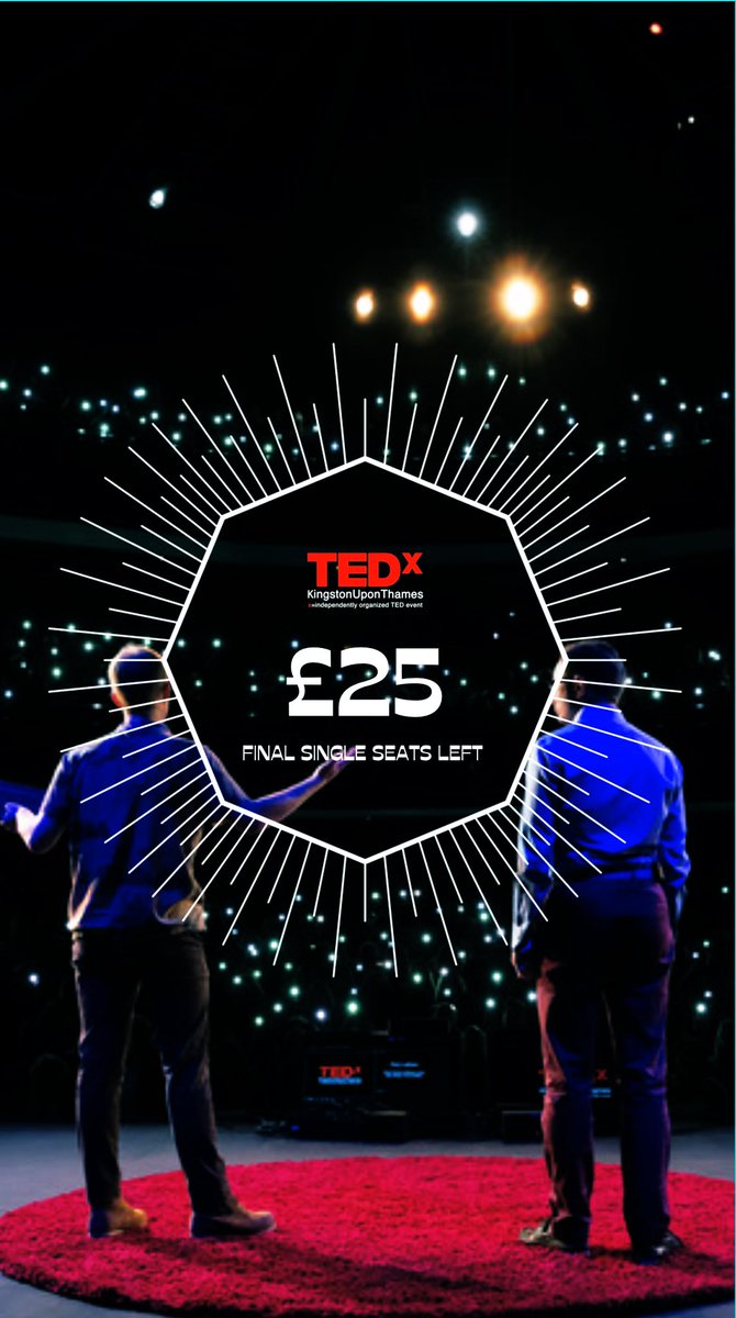 TEDxKingston's tweet photo. We really want to open our doors for all.  THREE single £25 tickets available. Our best value seats for 12 talks and 3 performances in iconic Rose Theatre: https://t.co/f3EuEynS02 https://t.co/4rem75IvLG