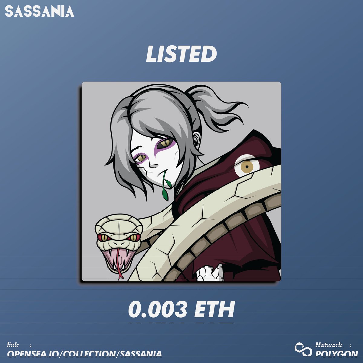 sassania_'s tweet photo. LISTED ON OPENSEA ❗❗

#nftcrypto #nftart #nftpromotion #nftcollector #nftcollections #nftartist #nftproject #nftcommunity #nftmarketplace #nftopensea #nftdrop #nftartwork #nftgallery #nftgram #nftcreator #nftsale #nftpolygon #openseanft #openseaart #nftmagazine  #nftcollector https://t.co/6C9ylhO5ag