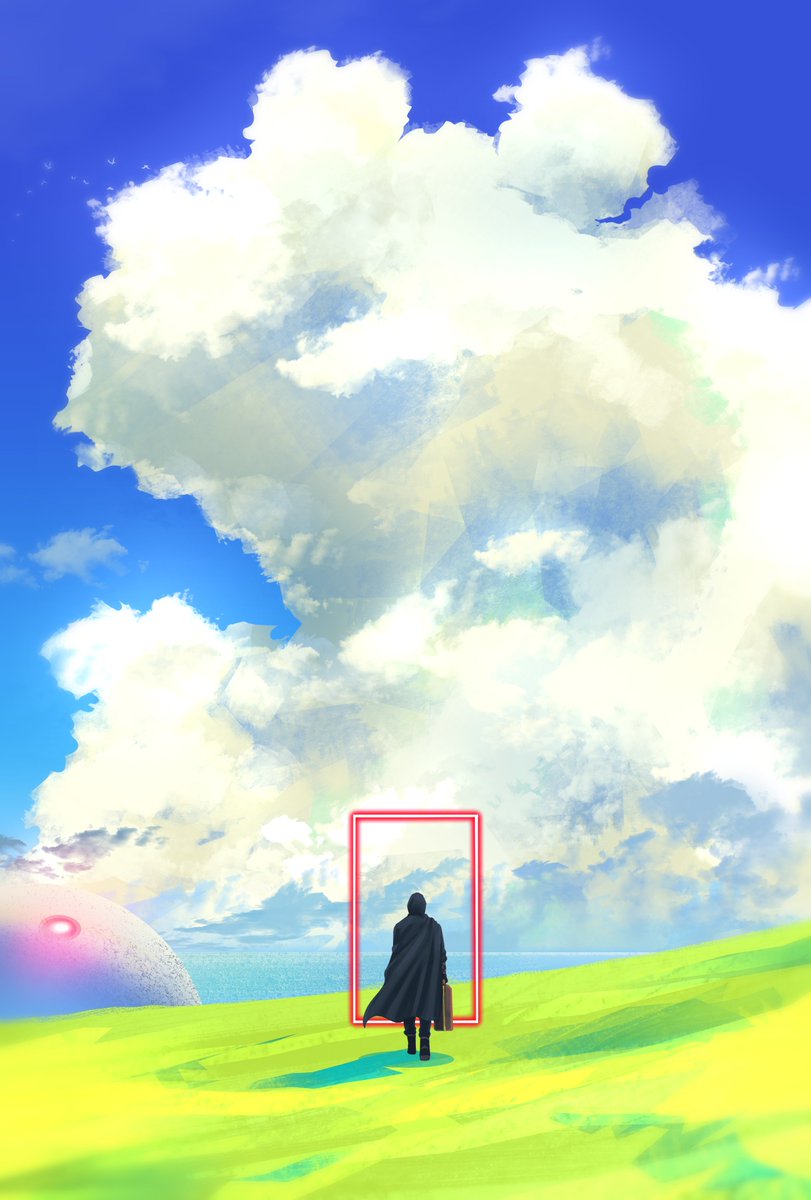 gm! new 'way back home' piece coming for auction soon! been a while since last time i paint with bright pop color lol
whats good everyone? hope you guys have a great day!