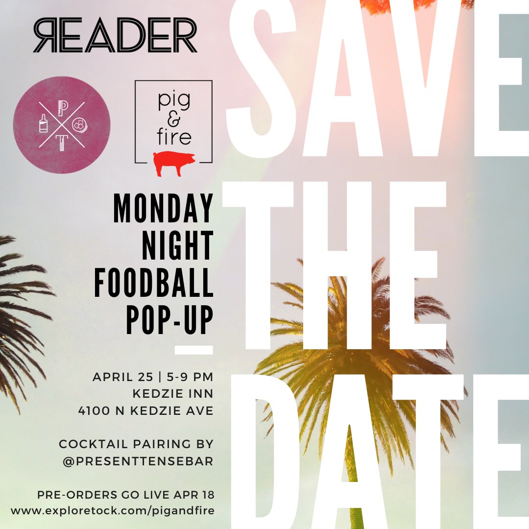pigandfire's tweet photo. Pig &amp; Fire x Chicago Reader Monday Night Foodball Pop-Up - https://t.co/5paAZcA0i4 #filipinofood #chicagopopup https://t.co/s5YKWYJaFS