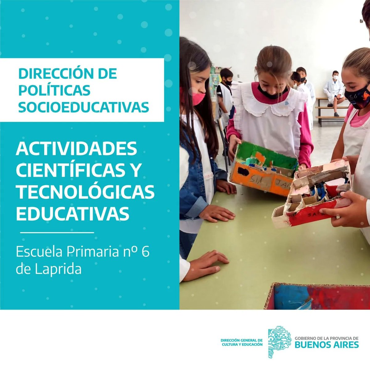acteba's tweet photo. CLUB DE CIENCIAS EN LAPRIDA 🔬

🧬🧪Una nueva edición del Club de Ciencias se llevó a cabo en la ciudad de Laprida, donde se desarrollaron diferentes experimentos poniendo en valor la geografía de la ciudad! https://t.co/TZRsnQvF29