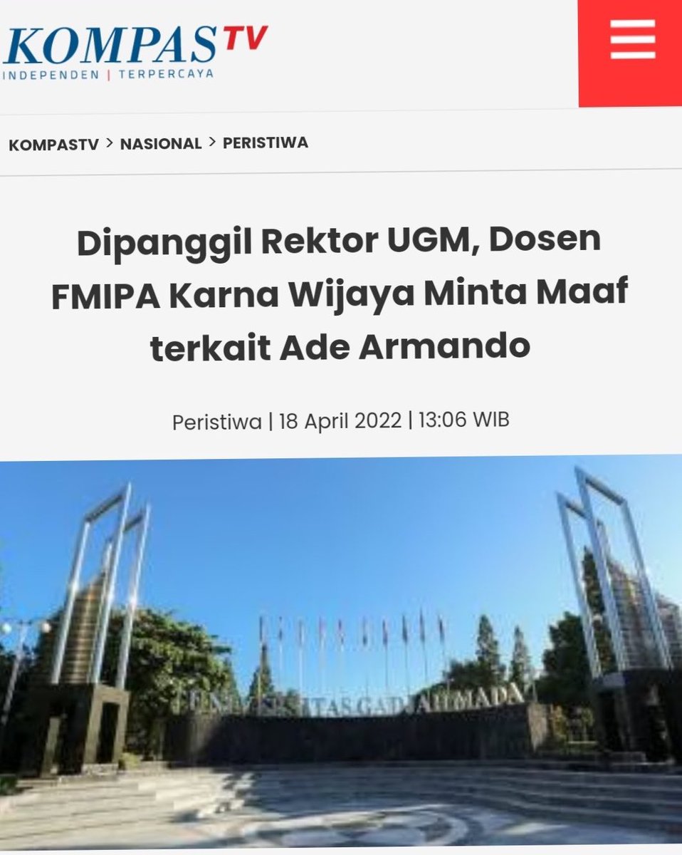 #LAPORBKN Dosen UGM ini terbukti sebar ujaran kebencian di akun medsosnya, sudah cukup bukti untuk DIPECAT, tunggu apa lagi? 
.
Saya butuh the power of netizen, silakan RT KERAS 🔥
Monggo di reply tweet ini dengan tagar #LAPORBKN