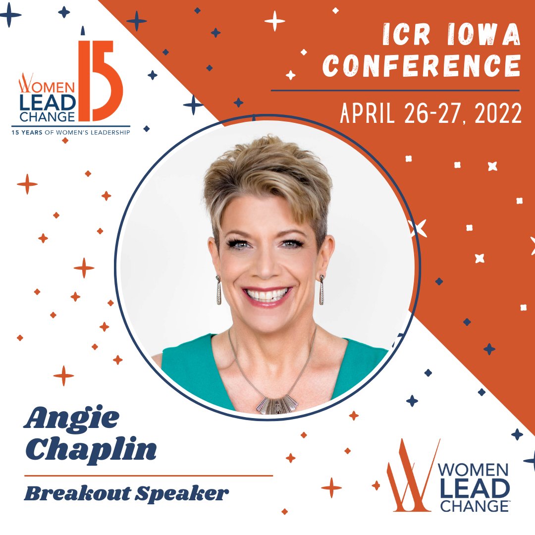 angiechaplin's tweet photo. Women Lead Change is celebrating 15 years and I can't wait to be part of it! I'm leading a breakout session at the ICR Iowa Conference in Cedar Rapids on April 26-27. Get your tickets today! #WomenLeadChange #WLC15
https://t.co/KDRBbayMLq https://t.co/9Od96rQscX